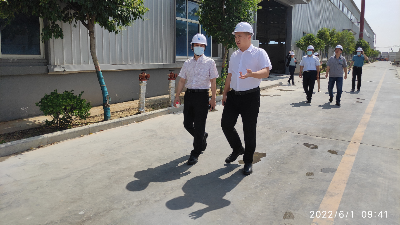 市委统战部副部长许宏斌一行到联海装配式调研企业发展情况