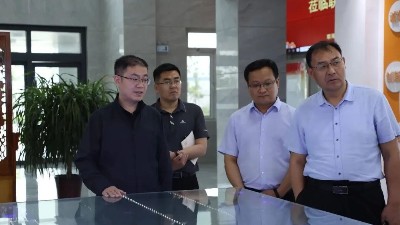 刘晓璐带队到联海装配式建材有限公司现场调研
